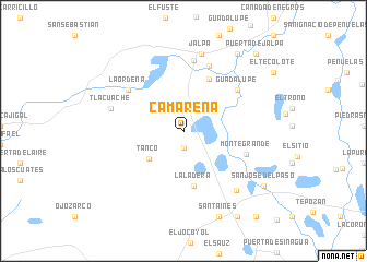 map of Camarena