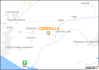 map of Camarillo