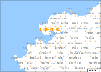 map of Camariñas