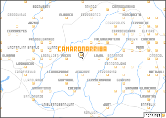 map of Camarón Arriba