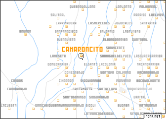 map of Camaroncito