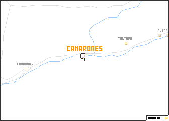 map of Camarones