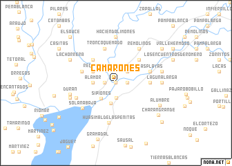 map of Camarones