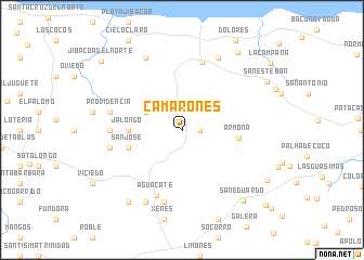 map of Camarones