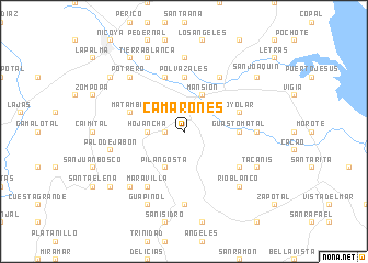 map of Camarones