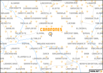 map of Camarones