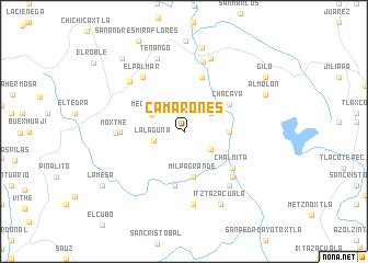 map of Camarones