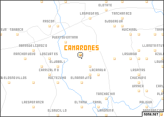 map of Camarones