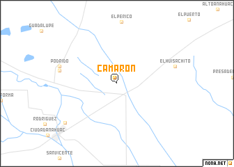 map of Camarón