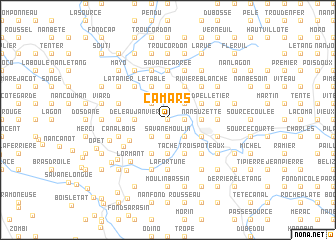 map of Ca Mars