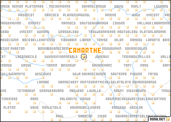 map of Ca Marthe