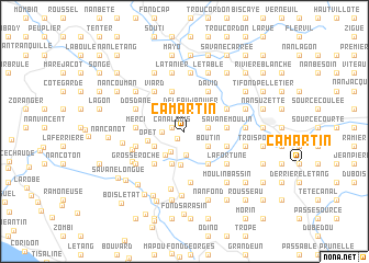 map of Ca Martin