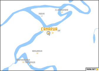 map of Camaruã