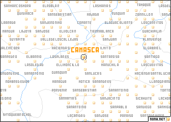 map of Camasca