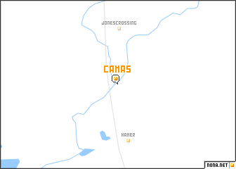 map of Camas