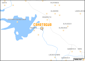 map of Camatagua