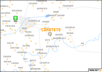 map of Camatete