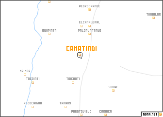 map of Camatindi