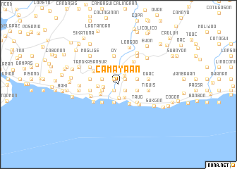 map of Camayaan