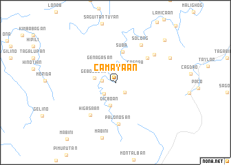 map of Camayaan