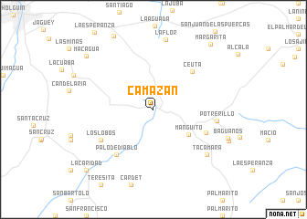 map of Camazán