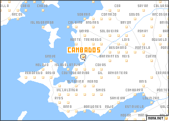 map of Cambados