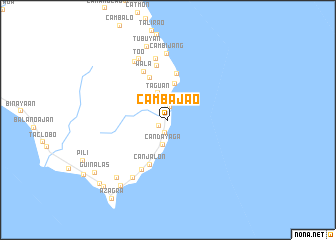 map of Cambajao