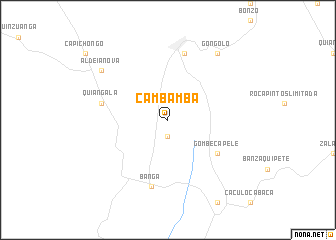 map of Cambamba