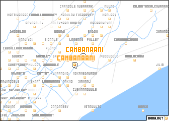 map of Cambanaani