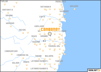 map of Cambanay