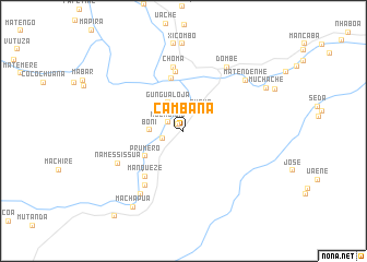 map of Cambana