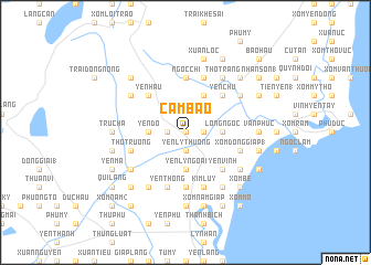 map of Cẩm Bào