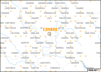 map of Cảm Bào
