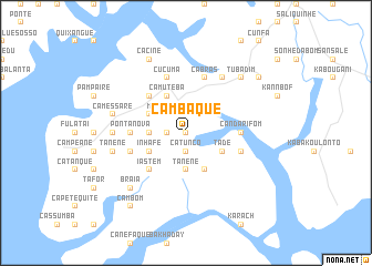 map of Cambaque