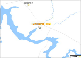 map of Cambaratiba