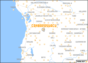 map of Cambaros Dacu