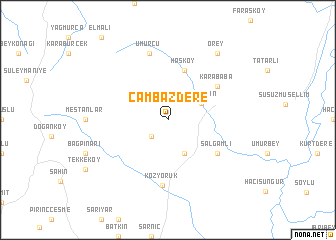 map of Cambazdere