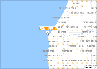 map of Cambelas