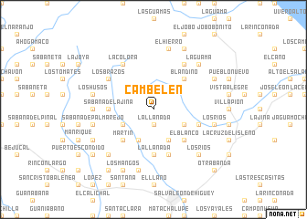 map of Cambelén