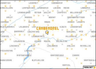 map of Cambemorel