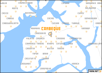 map of Cambeque