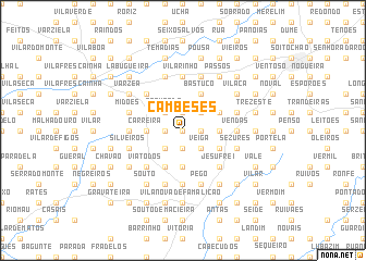 map of Cambeses