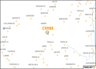 map of Cambe