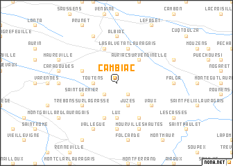 map of Cambiac