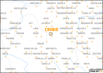 map of Cambia