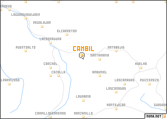 map of Cambil