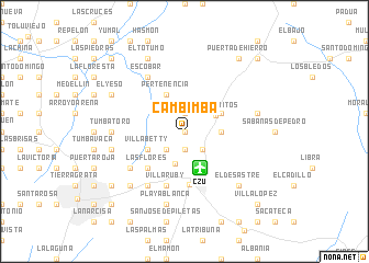 map of Cambimba