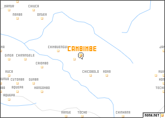 map of Cambimbe