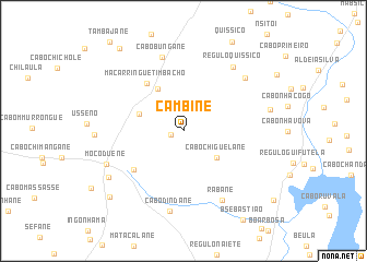 map of Cambine