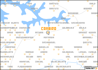 map of Cambirò